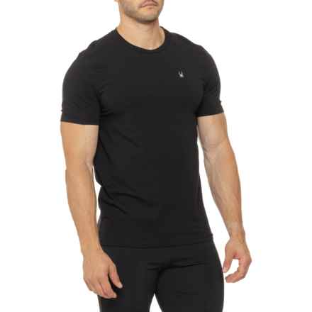 Spyder Reflective Logo Jersey T-Shirt - Short Sleeve in Blazing Black