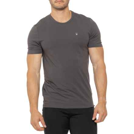 Spyder Reflective Logo Jersey T-Shirt - Short Sleeve in Burnt Charcoal