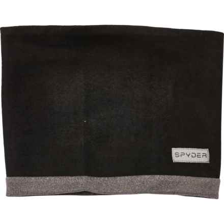 Spyder Reversible Neck Gaiter in Black/Grey