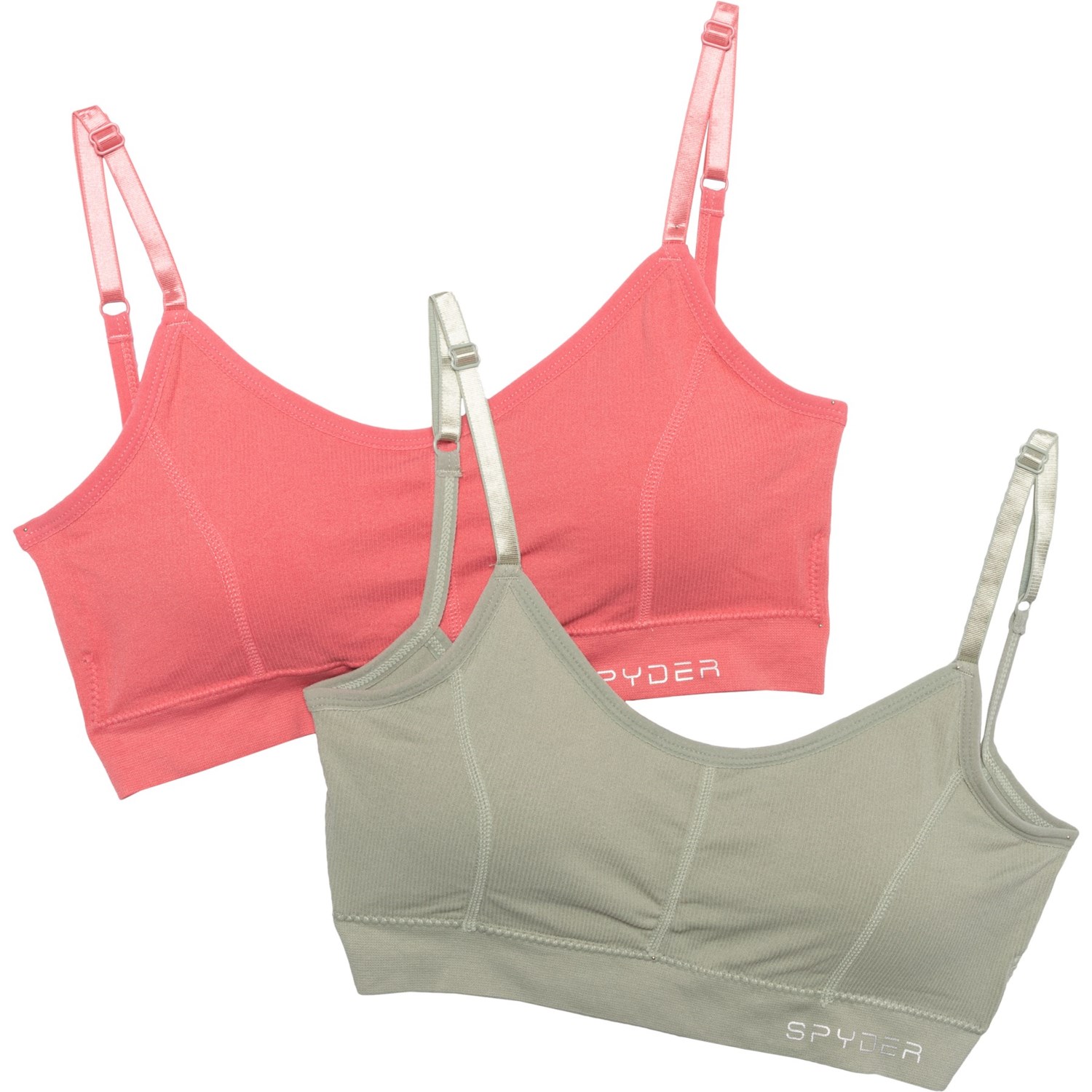 Spyder Ribbed Ballerina Back Sports Bra (For Women)