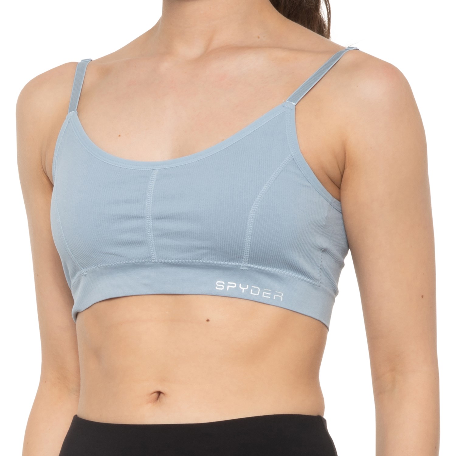 Spyder Ribbed Ballerina Back Sports Bra (For Women)