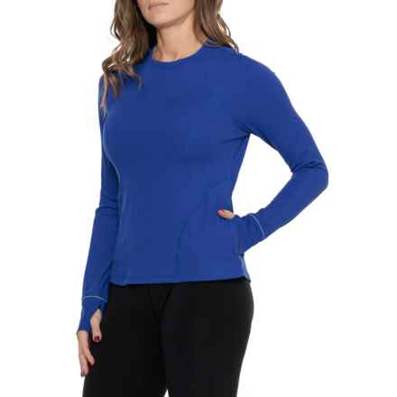 Spyder Ribbed Shirt - Long Sleeve in Cobalt