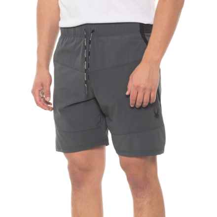 Spyder Ripstop Vented Shorts - 8” in Burnt Charcoal