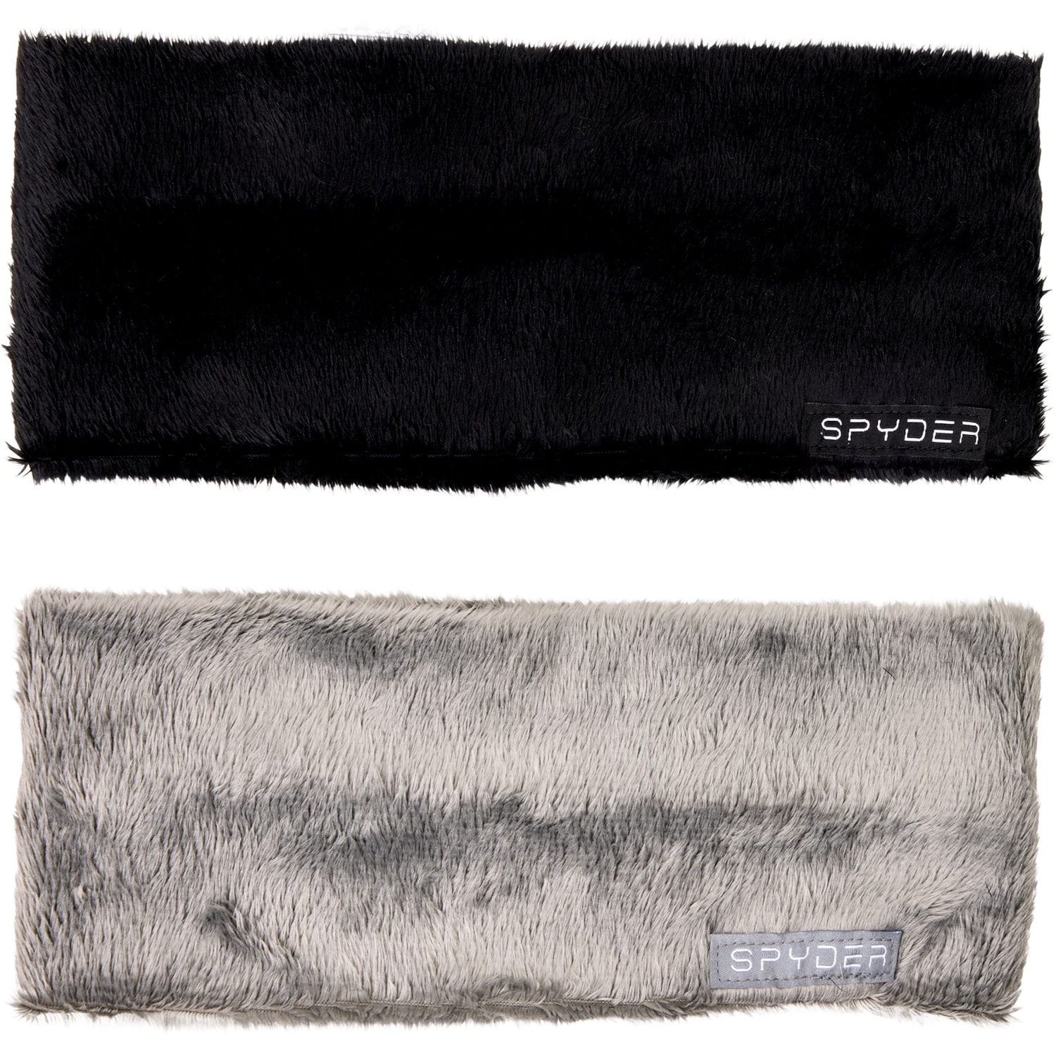 2 Pack Low Pile Faux Fur Headbands for Winter Sports & Cold Weather Spyder Seal Faux-Fur Headbands - 2-Pack main image 3