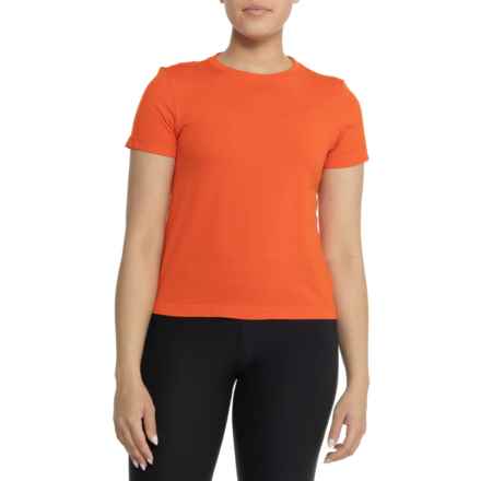 Spyder Seamless T-Shirt - Short Sleeve in Tangerine Tango