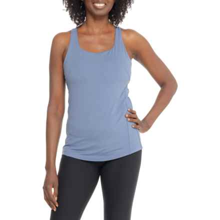 Spyder Shelf Bra Tank Top - Racerback in Vapor Blue