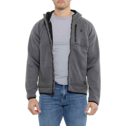 Spyder Sherpa Fleece-Bonded Thermal Jacket in Gunmetal Heather