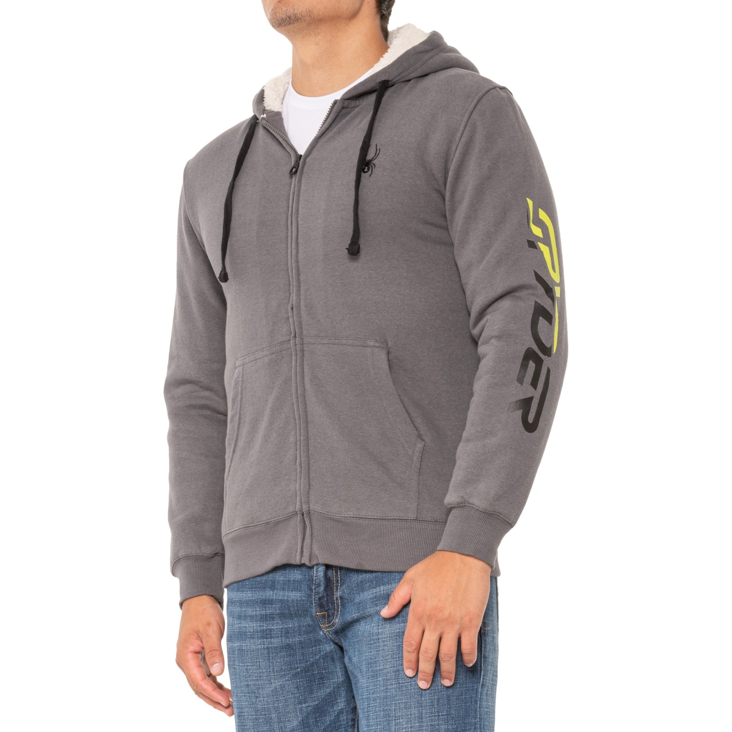 Spyder Sherpa Lined Full-Zip Hoodie for Men | Polar