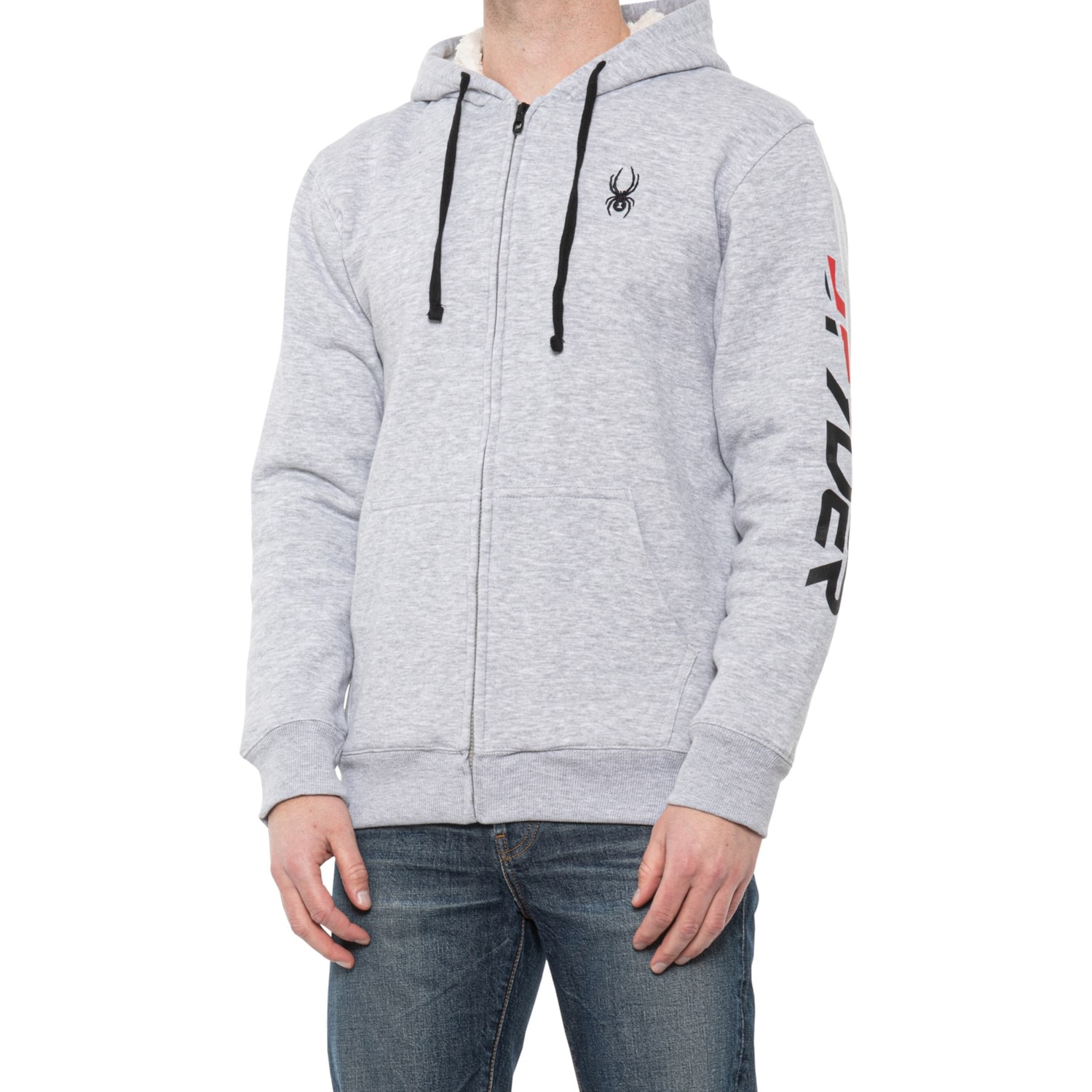 Spyder Sherpa-Lined Full-Zip Hoodie 