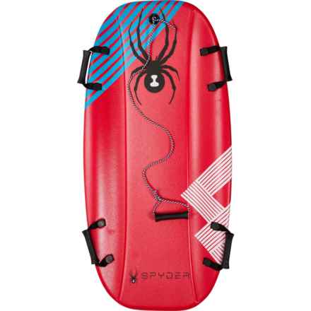 Spyder Shredder Foam Sled - 47” in Red