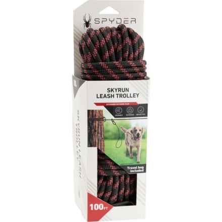 Spyder Skyrun Leash Trolley Camping Tie-Out Cable - 100’ in Gray