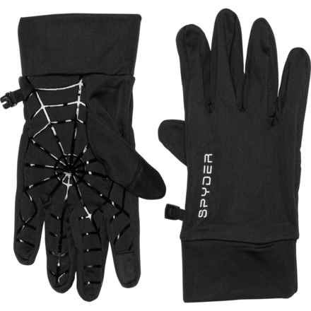 Spyder Soft Shell Gloves - Touchscreen Compatible in Black