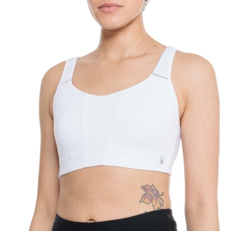 Spyder Spacer Sports Bra - High Impact in White