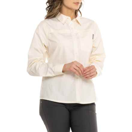 Spyder Stretch Textured Hiking Shirt - UPF 30, Long Sleeve in Pearl