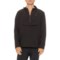 Spyder Stretch Woven Hoodie - Zip Neck in Blazing Black