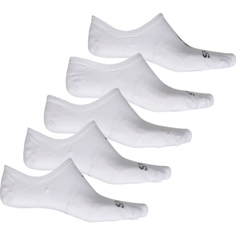 5-Pack Spyder Stripe Super Below the Ankle No-Show Mens Socks (Size: L in White )