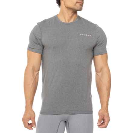 Spyder Super Soft Commuter T-Shirt - Short Sleeve in Charcoal Heather