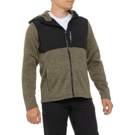 Spyder Sweater Fleece Full-Zip Jacket in Olive