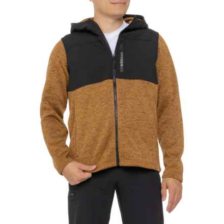 Spyder Sweater Fleece Full-Zip Jacket in Saddle