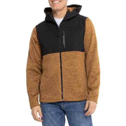 Spyder Sweater Fleece Full-Zip Jacket in Saddle
