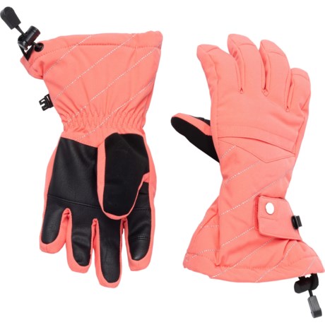 Spyder Synthesis PrimaLoft® Ski Gloves - Insulated (For Big Girls) in Tropic