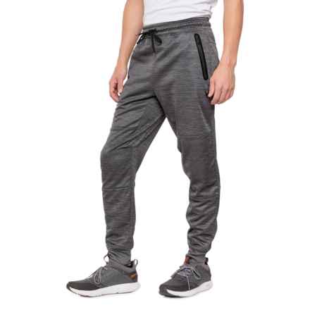 Spyder Tech Fleece Double-Bonded Zip Pocket Joggers in Charcoal Heather