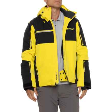 Spyder Titan Primaloft® Ski Jacket - Waterproof, Insulated in Acid Yellow
