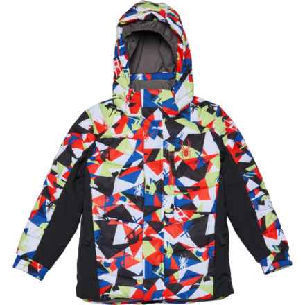 Spyder Toddler Boys Impulse Ski Jacket - Waterproof, Insulated in Red Combo