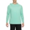 Spyder Waffle Knit Piecing Details Hooded Shirt - UPF 50+, Long Sleeve in Wasabi Green