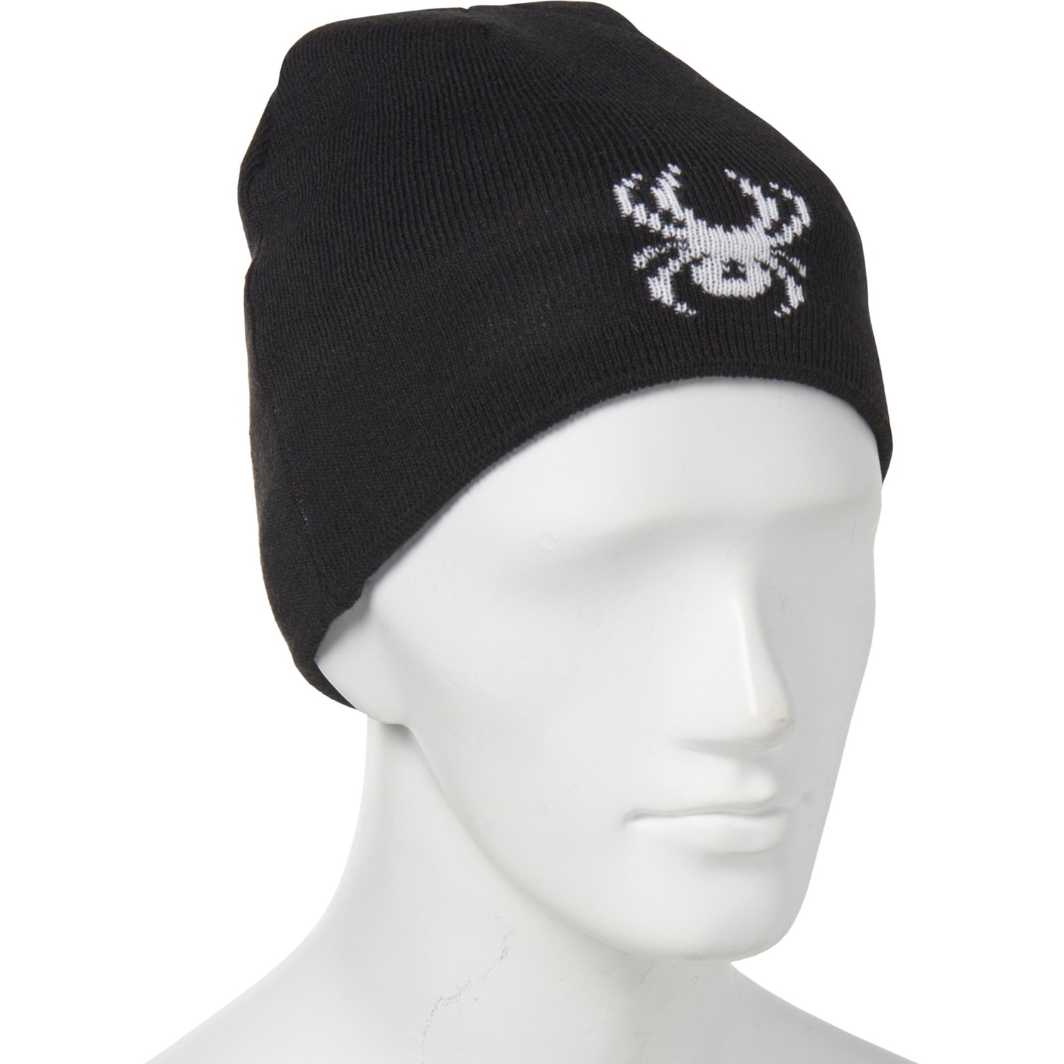 Spyder Web Logo Reversible Beanie (For Men)