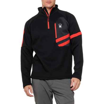 Spyder Wengen Bandit Jacket - Zip Neck in Black