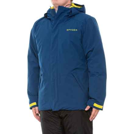 Spyder Wildcard Ski Jacket - Waterproof, Insulated in Abyss Citron