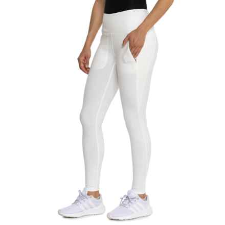 Spyder Woven Moto Leggings with Brushed Backing in Off White