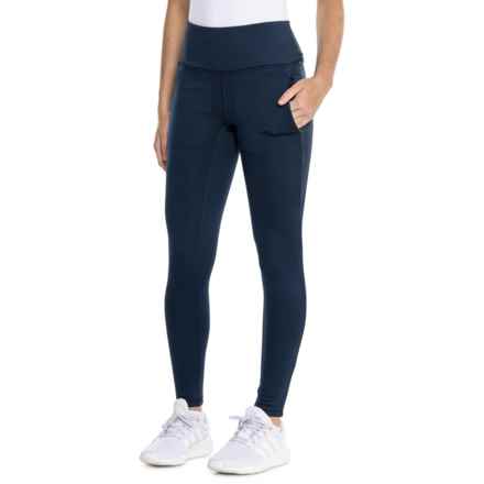 Spyder Woven Moto Leggings with Brushed Backing in True Navy