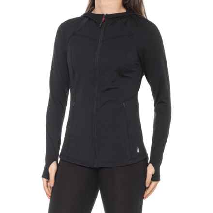Spyder Yoga Hooded Jacket - Full Zip in Black