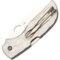 842AG_2 Spyderco Chaparral Stepped Titanium Pocket Knife - Lockback