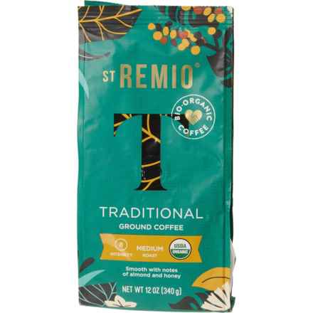 St. Remio Traditional Medium Roast Bio-Organic Ground Coffee - 12 oz. in Multi