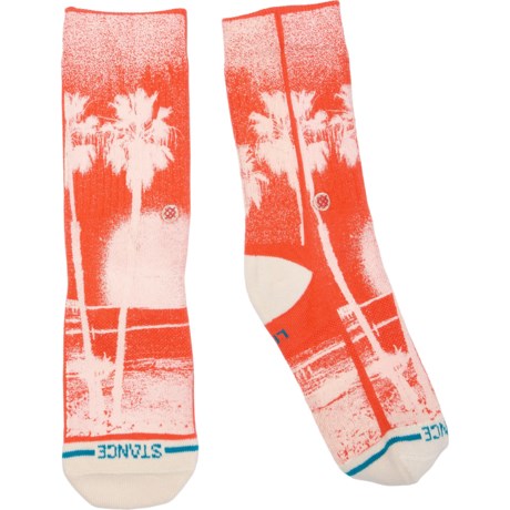 Stance Boys and Girls Coral Paradise Socks - Crew in Coral