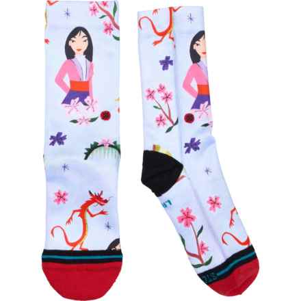 Stance Boys and Girls Mulan By Estee Socks - Crew in Red