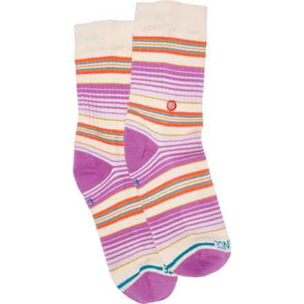 Stance Boys and Girls Rockford Socks - Crew in Berry