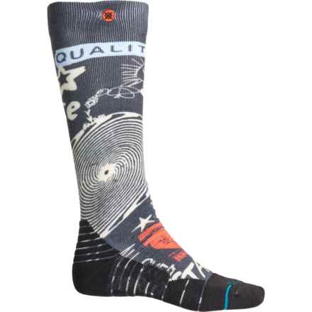 Stance Brand Love Midweight Snow Socks - Over the Calf (For Men) in Black