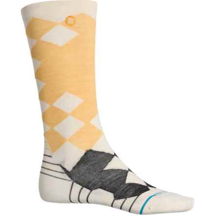 Stance Dymound Ultralight Snow Socks - Merino Wool, Over the Calf (For Men) in Cream