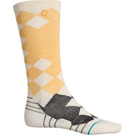 Stance Dymound Ultralight Snow Socks - Merino Wool, Over the Calf (For Men) in Cream