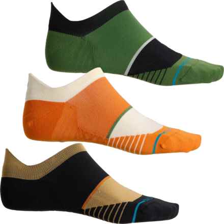 Stance Feeling Grit Ultra Tab Socks - 3-Pack, Ankle (For Men) in Black