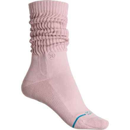 Stance Icon Slouch Socks - Crew (For Women) in Lilac