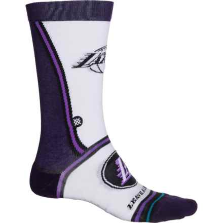 Stance Lakers City Edition 2023 Socks - Crew (For Men) in White