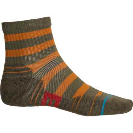 Stance Lumberjack Midweight Ribbed Sock - Quarter Crew (For Men) in Military Green