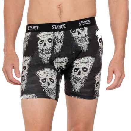 Stance Pizza Face Boxer Briefs in Black/White