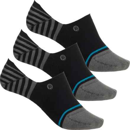 Stance Sensible Two Liner Socks - 3-Pack, Below the Ankle (For Women) in Black