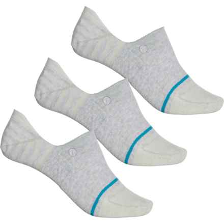 Stance Sensible Two No-Show Socks - 3-Pack, Below the Ankle (For Women) in Heathergrey
